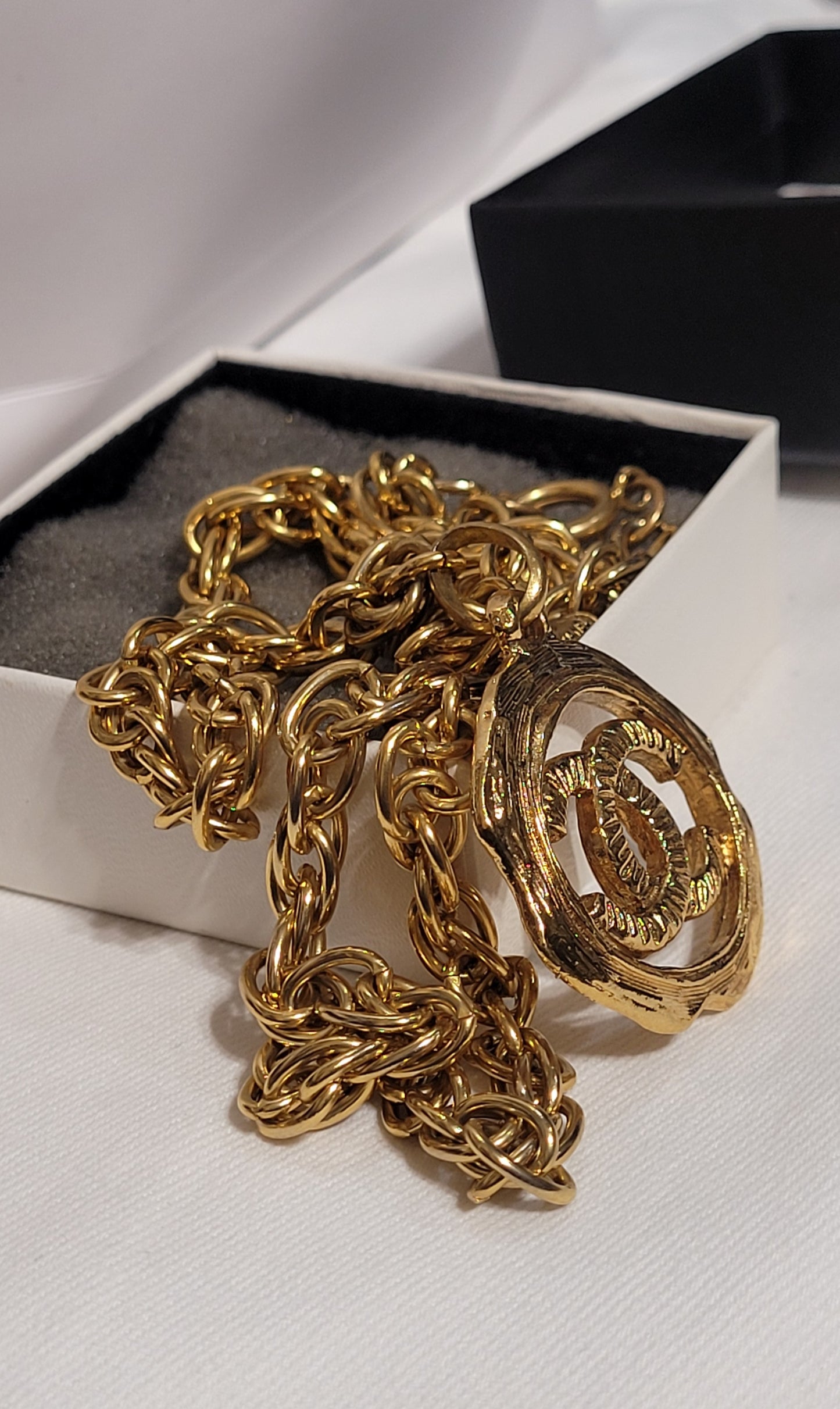 Preowned Vintage Chanel 24k gold plated Necklace