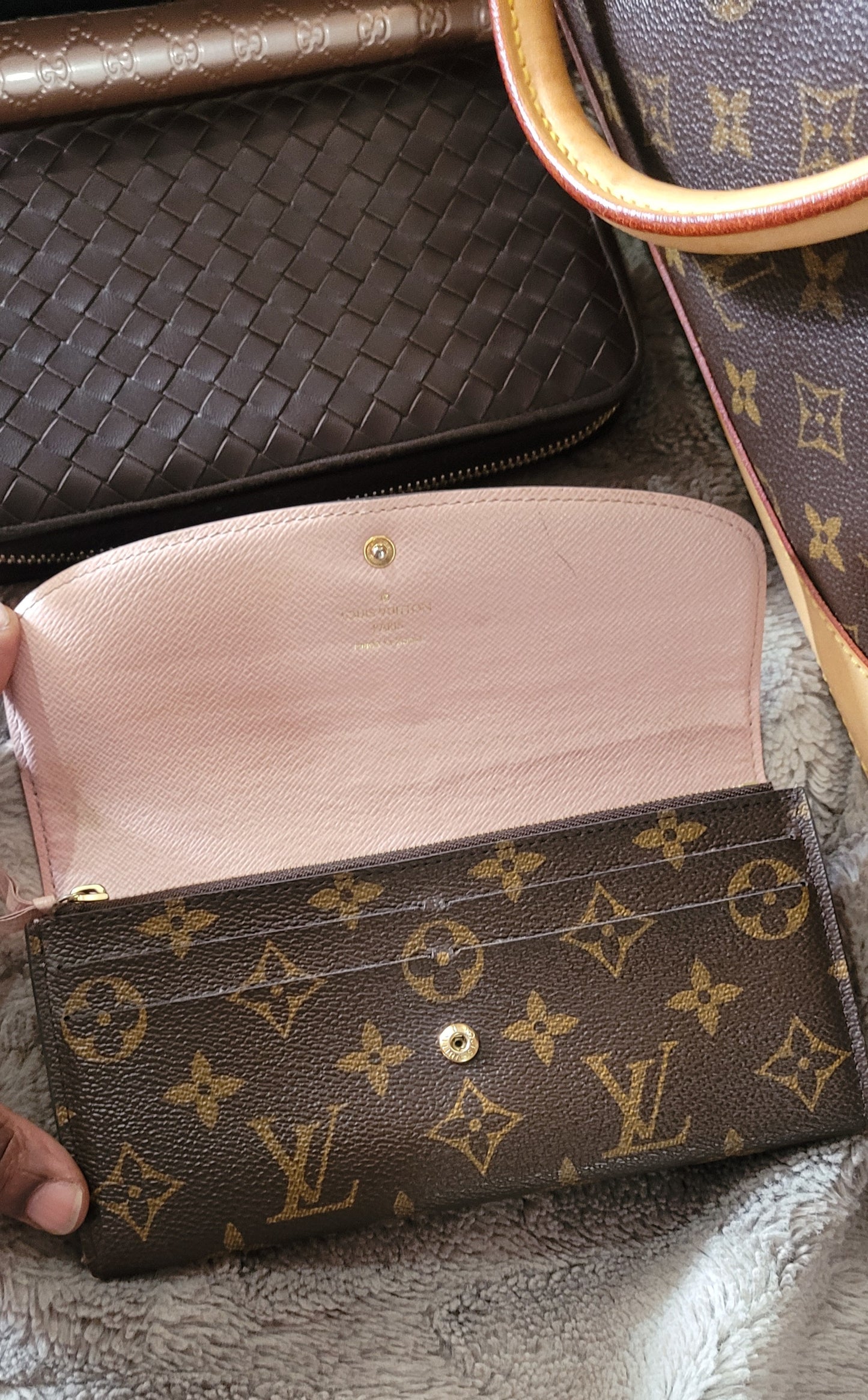 Preowned Bundle of Louis Vuitton, Gucci and Bottega
