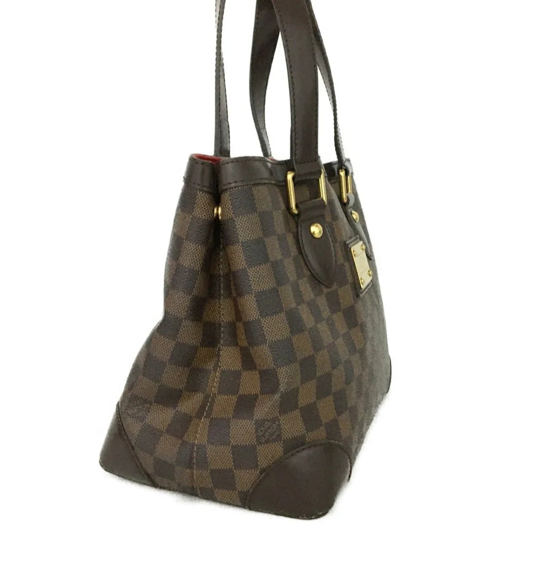 Preowned Louis Vuitton Damier Hamsted PM Hand Bag