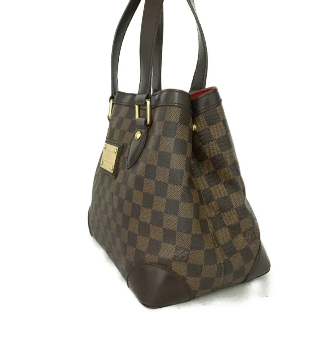 Preowned Louis Vuitton Damier Hamsted PM Hand Bag