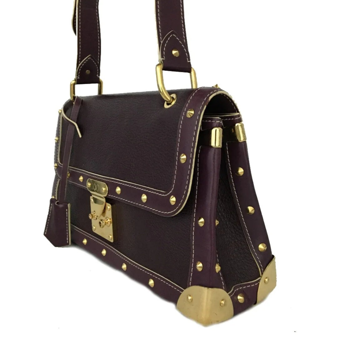Louis Vuitton Tarentue Prune Suhari Leather Shoulder Bag