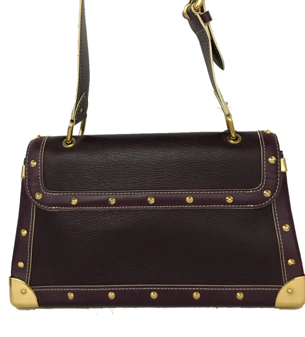 Louis Vuitton Tarentue Prune Suhari Leather Shoulder Bag