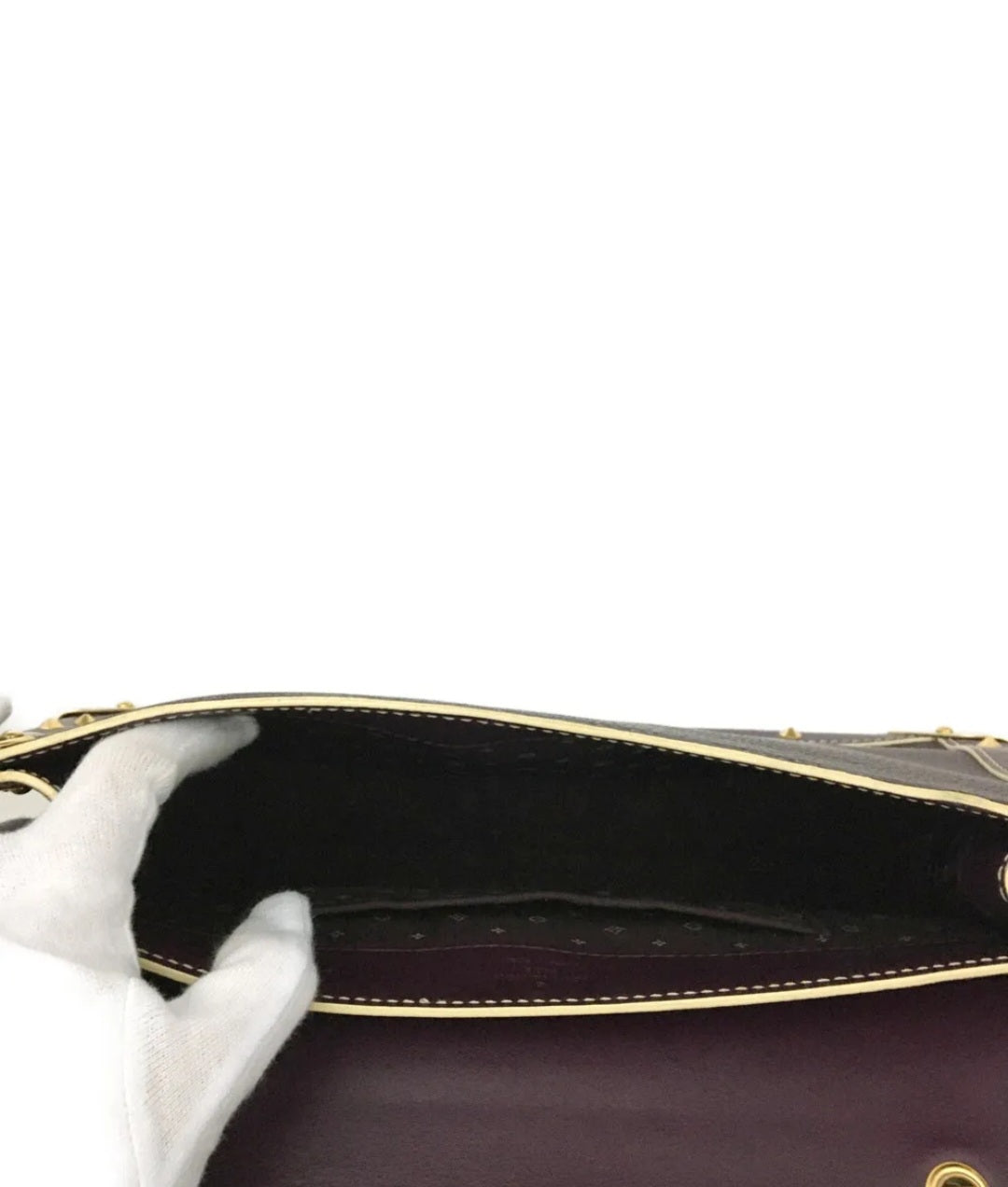 Louis Vuitton Tarentue Prune Suhari Leather Shoulder Bag