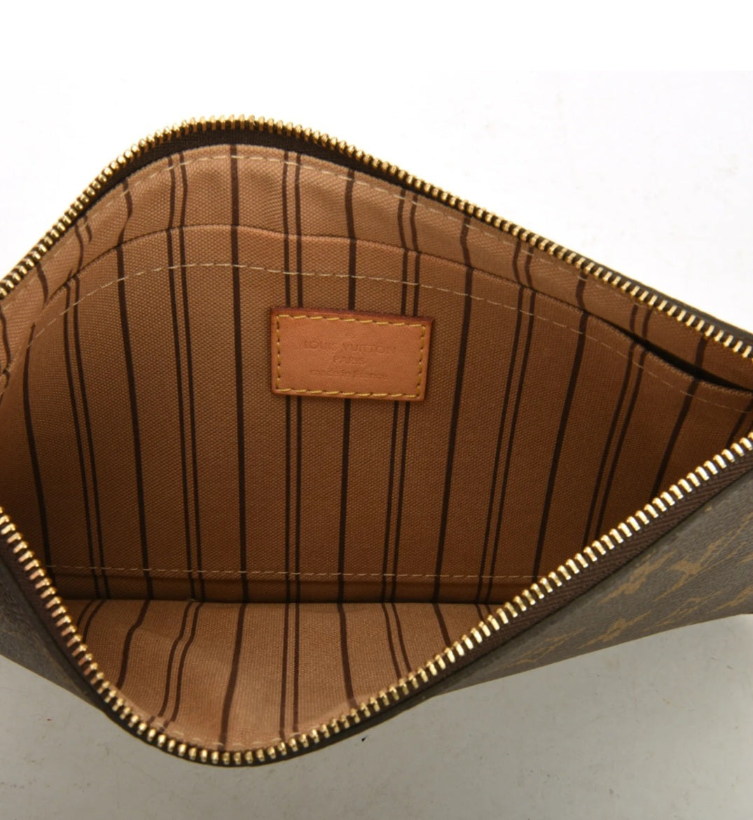 Louis Vuitton Neverfull Monogram GM Tote Large Shopping Bag Pouch Clutch