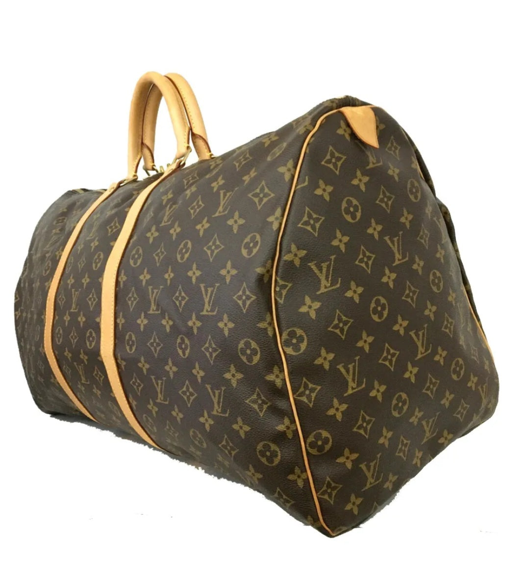 Preowned Louis Vuitton Monogram Keepall 55 Boston Travel Hand Bag