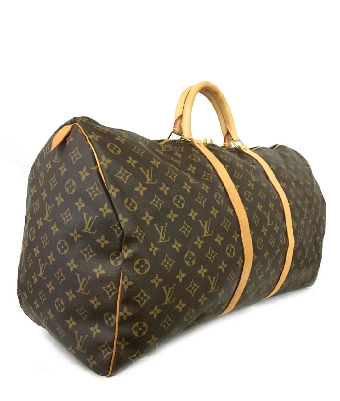 Preowned Louis Vuitton Monogram Keepall 55 Boston Travel Hand Bag
