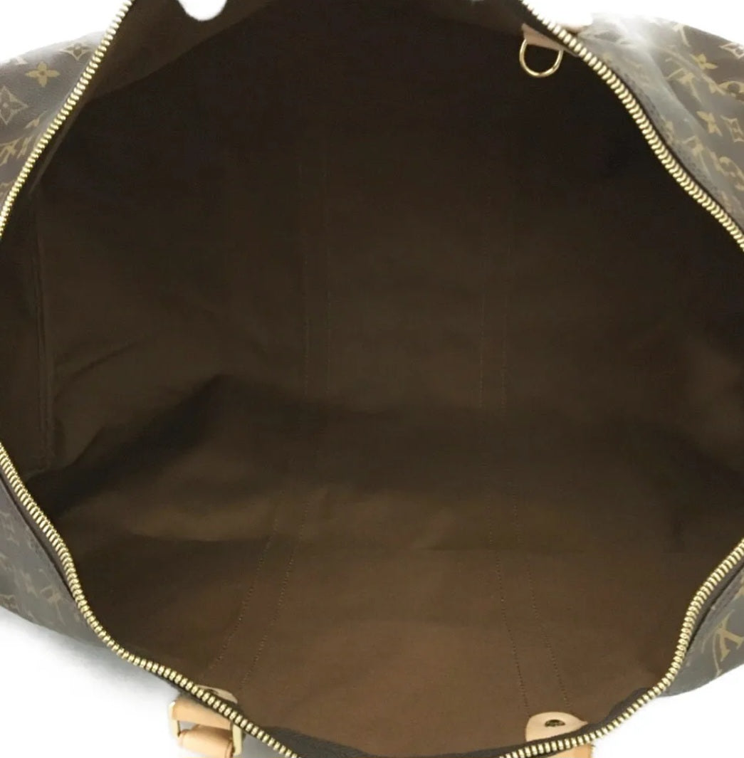 Preowned Louis Vuitton Monogram Keepall 55 Boston Travel Hand Bag