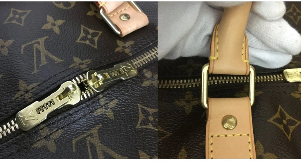Preowned Louis Vuitton Monogram Keepall 55 Boston Travel Hand Bag