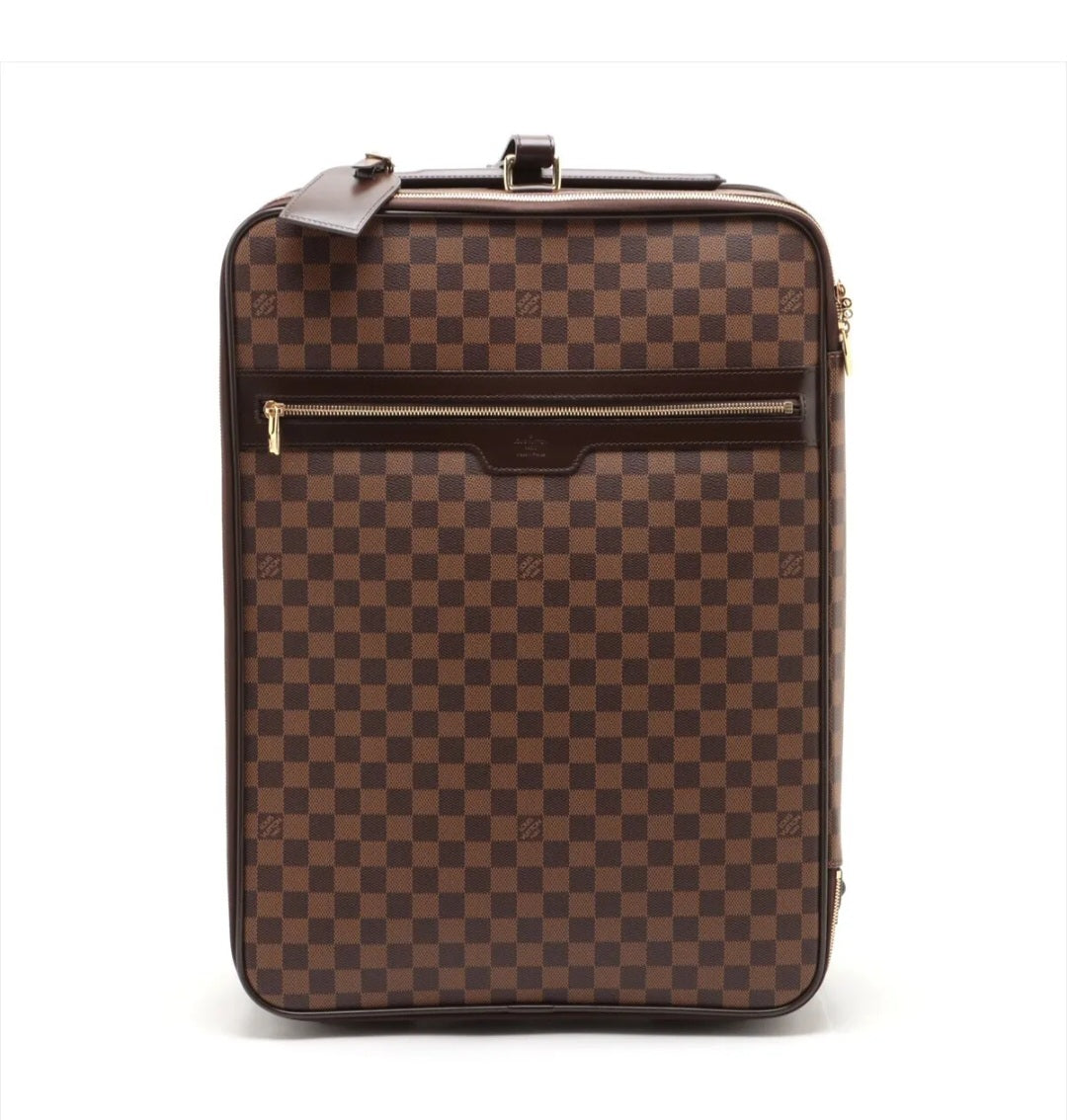 Preowned Louis Vuitton Damier Pegus 55 Hanger Garment Cover with Carry Cover