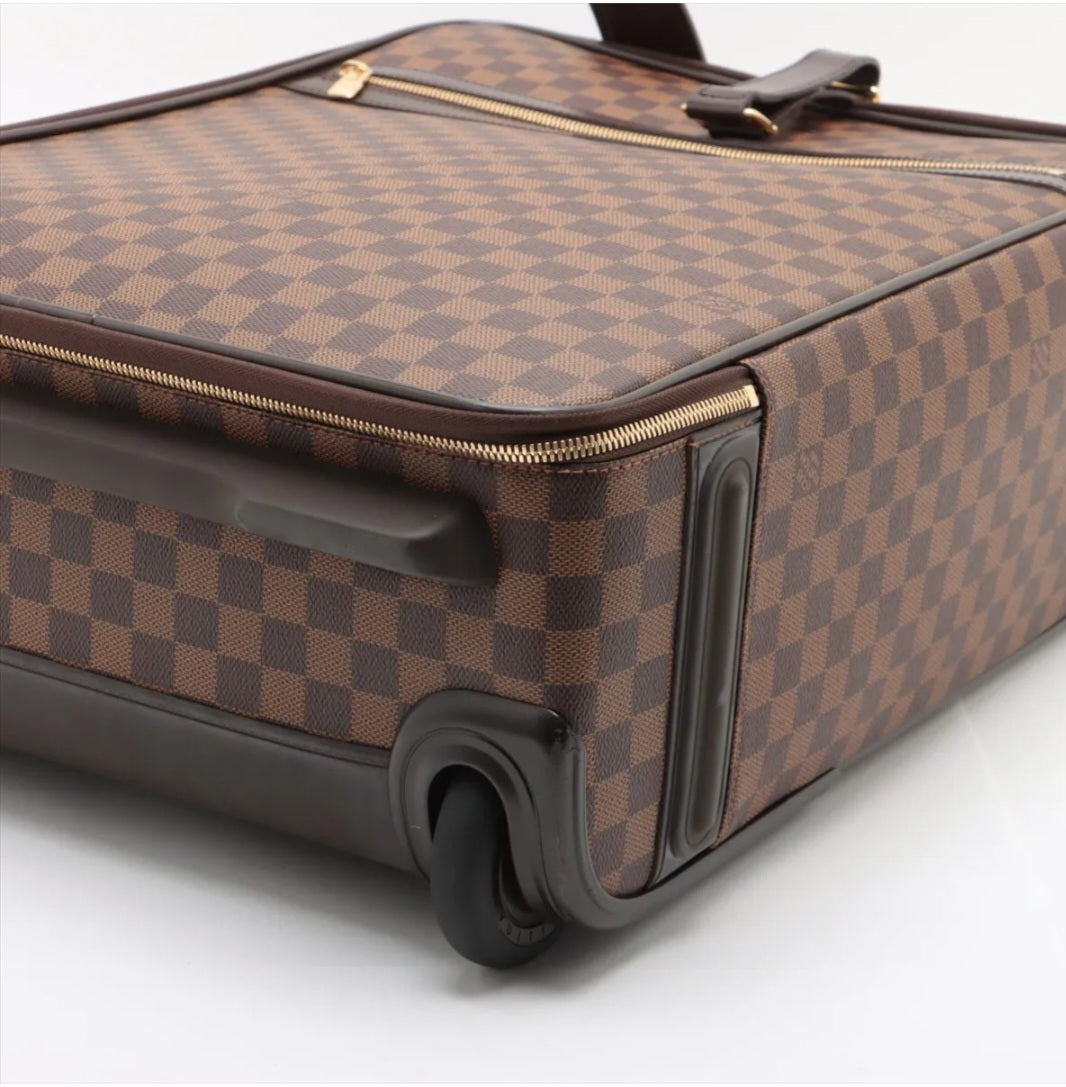 Preowned Louis Vuitton Damier Pegus 55 Hanger Garment Cover with Carry Cover