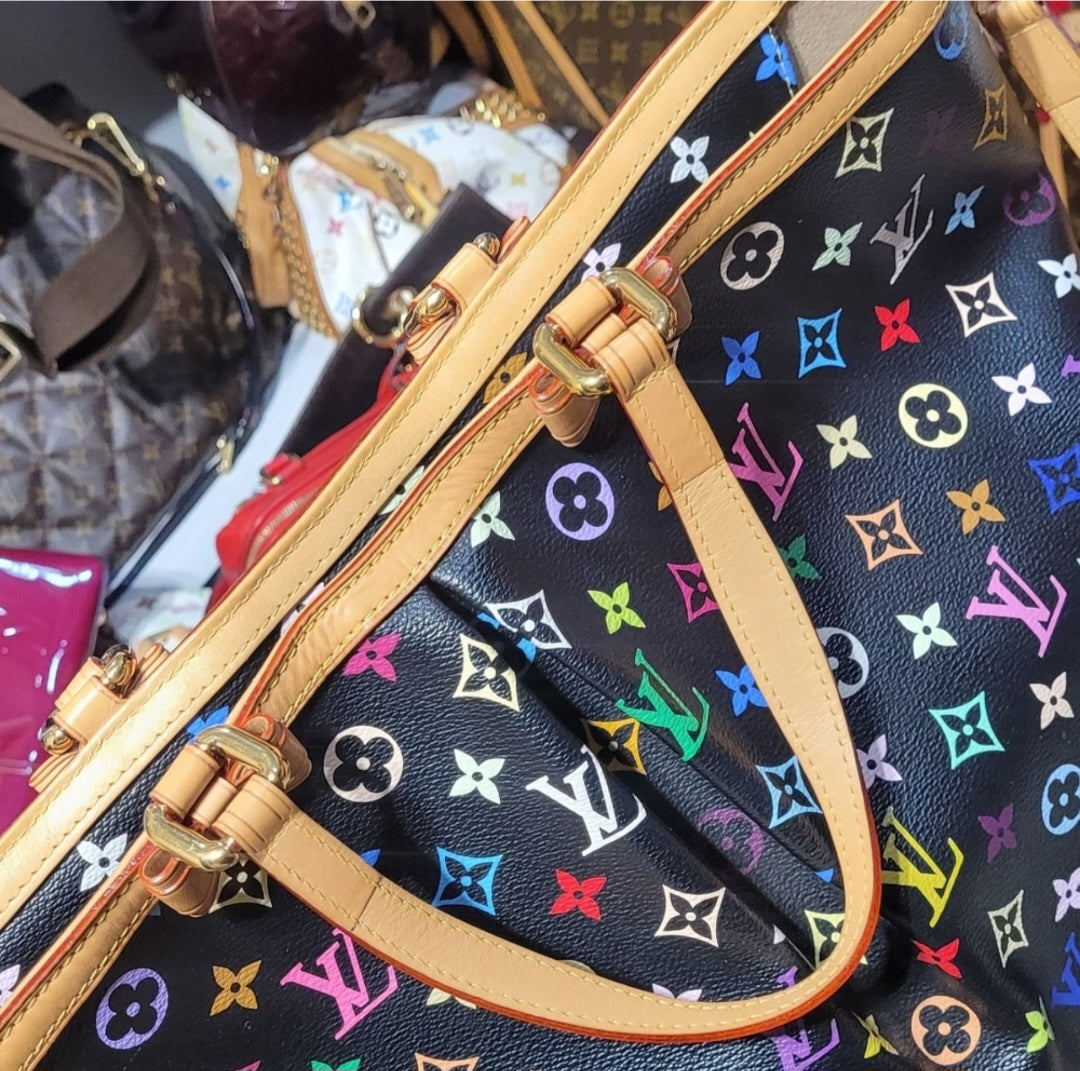 Preowned Louis Vuitton Multicolor Sharleen GM Tote bag