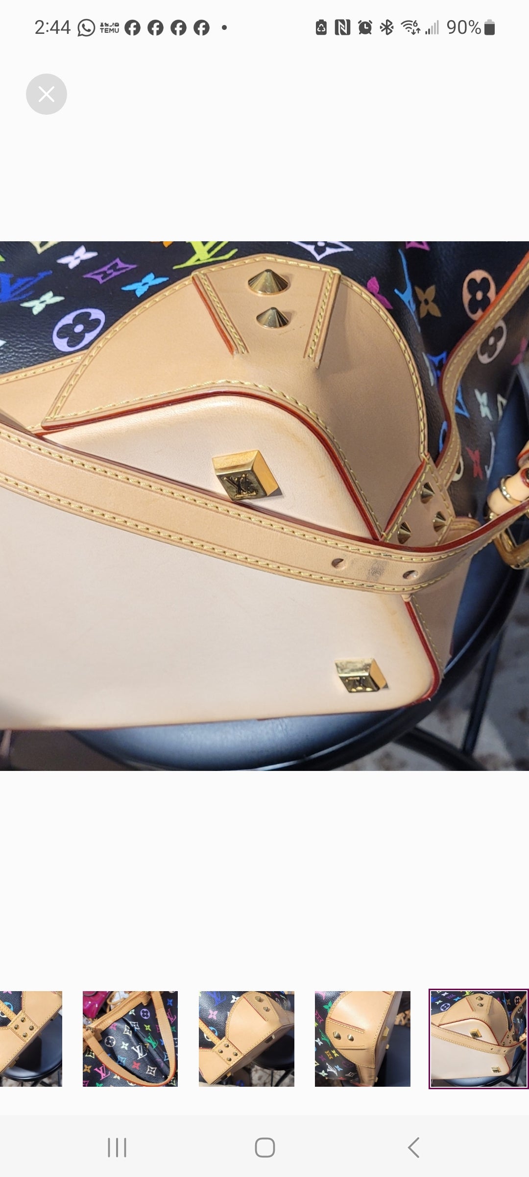 Preowned Louis Vuitton Multicolor Sharleen GM Tote bag