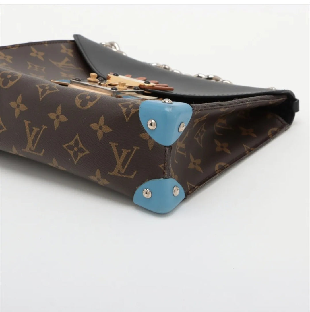 Preowned Louis Vuitton Monogram Pochette Mask GM
