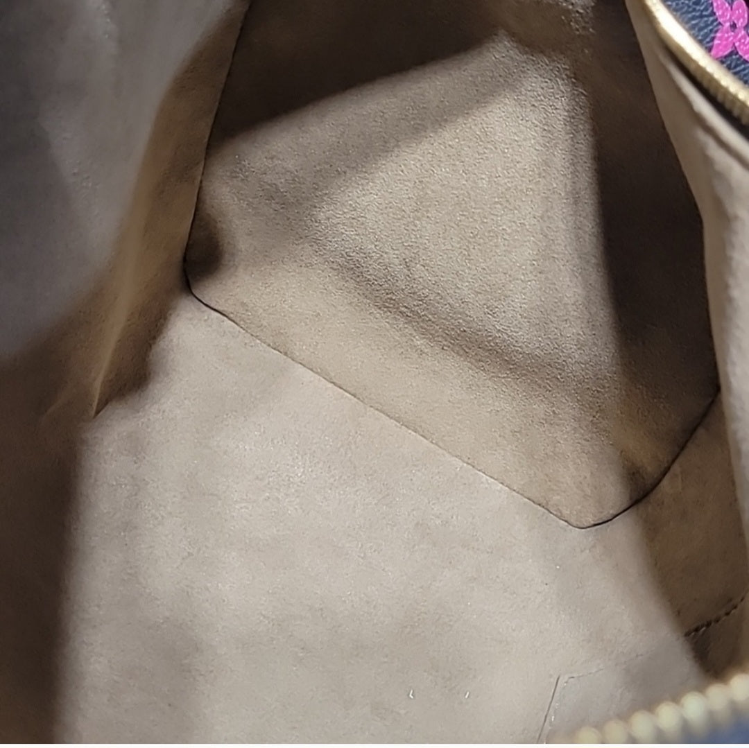 Preowned Louis Vuitton Murakami Black Speedy 30 Boston Bag
