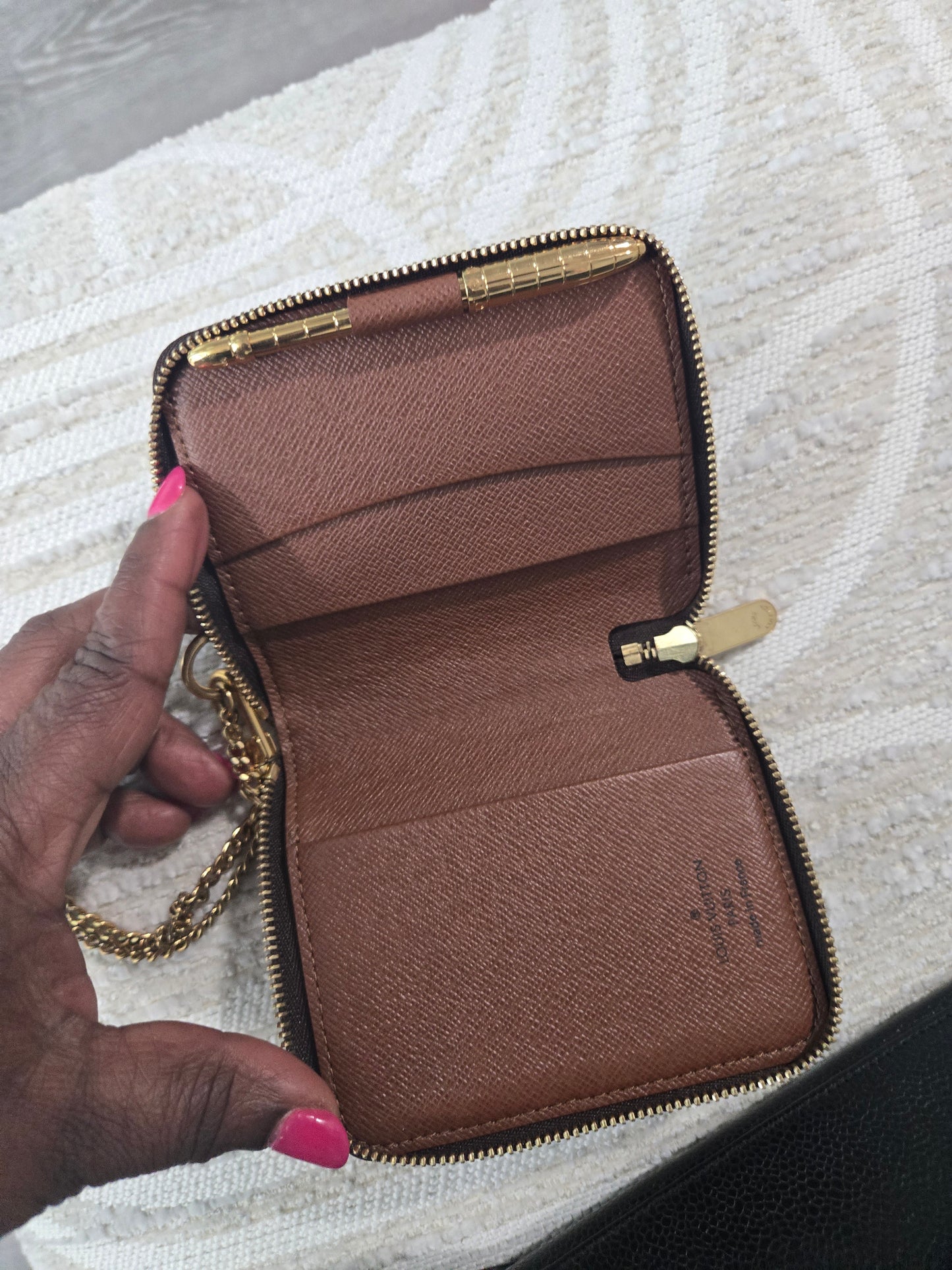 Pre-owned Louis Vuitton wristlet card case