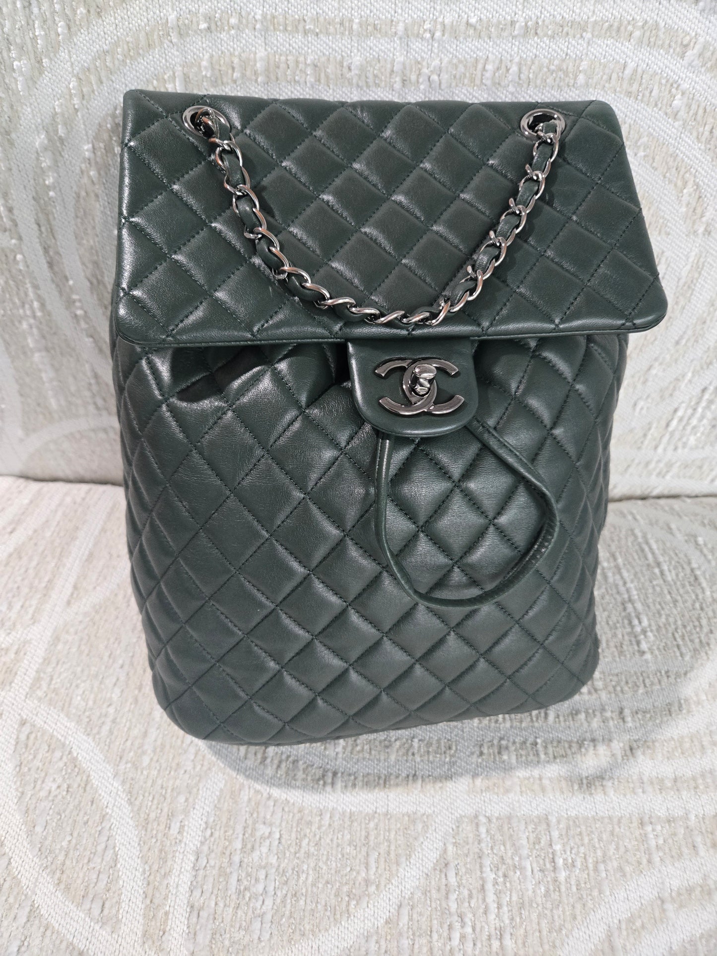 Pre-owned Chanel Lambskin backpack
