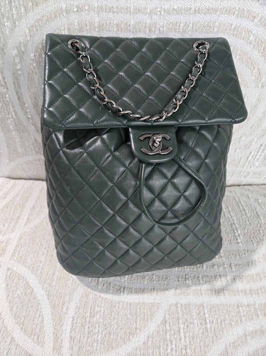 Pre-owned Chanel Lambskin backpack