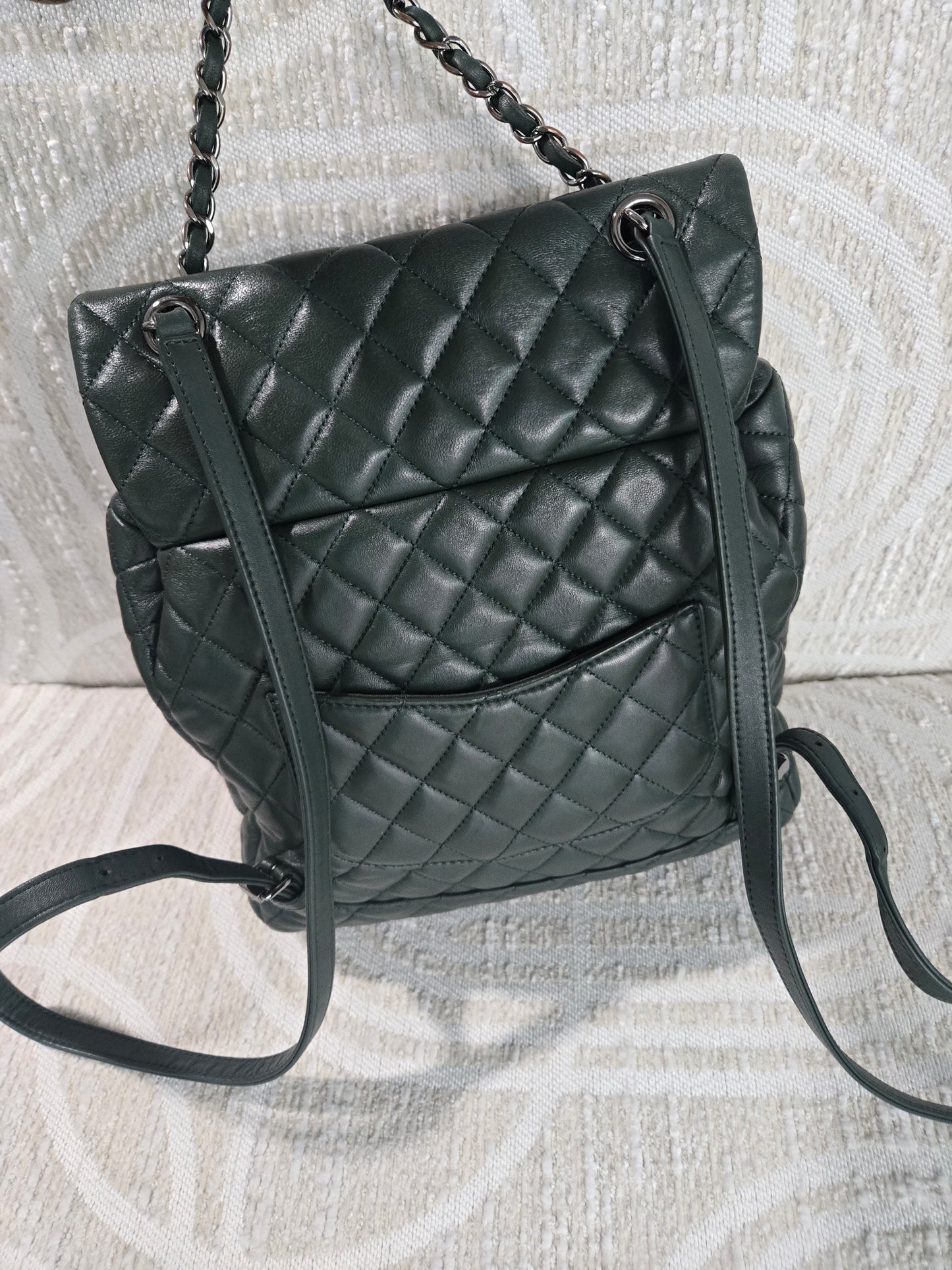 Pre-owned Chanel Lambskin backpack