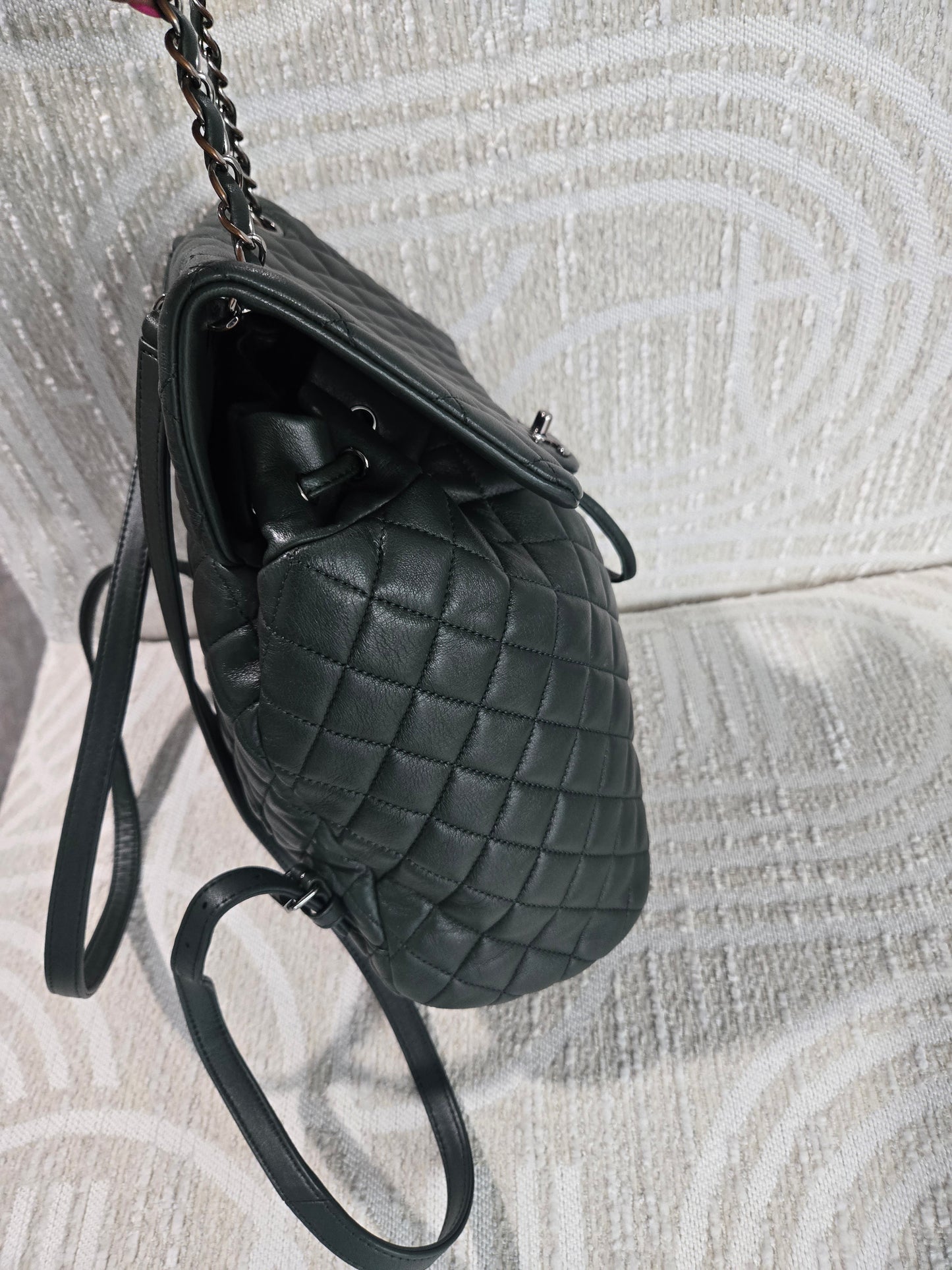 Pre-owned Chanel Lambskin backpack