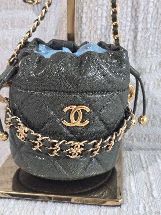 Chanel mini crossbody Caviar bag
