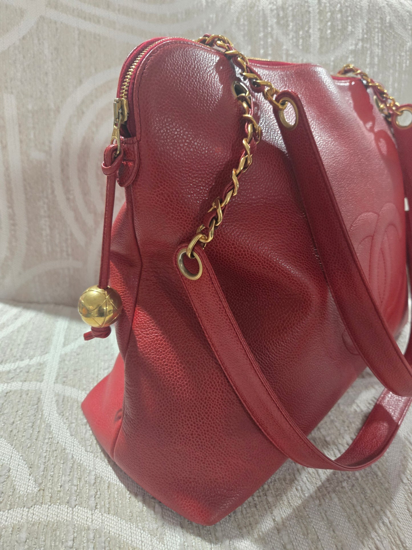 Pre-owned Chanel Caviar large tote bag