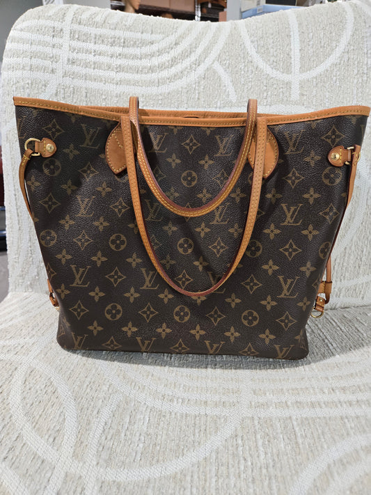 Pre-owned Louis Vuitton Neverfull mm bag
