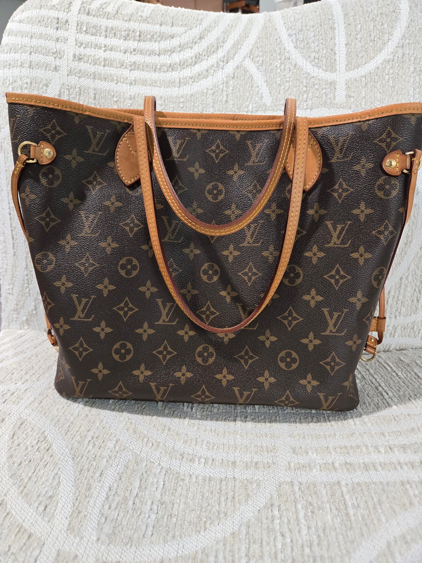 Pre-owned Louis Vuitton Neverfull mm bag
