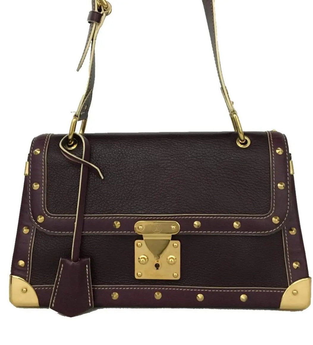 Louis Vuitton Tarentue Prune Suhari Leather Shoulder Bag