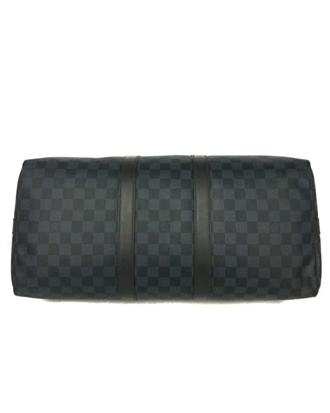 Preowned Louis Vuitton Damier Cobalt Keepall Bandouliere 45 Boston Travel Hand Bag