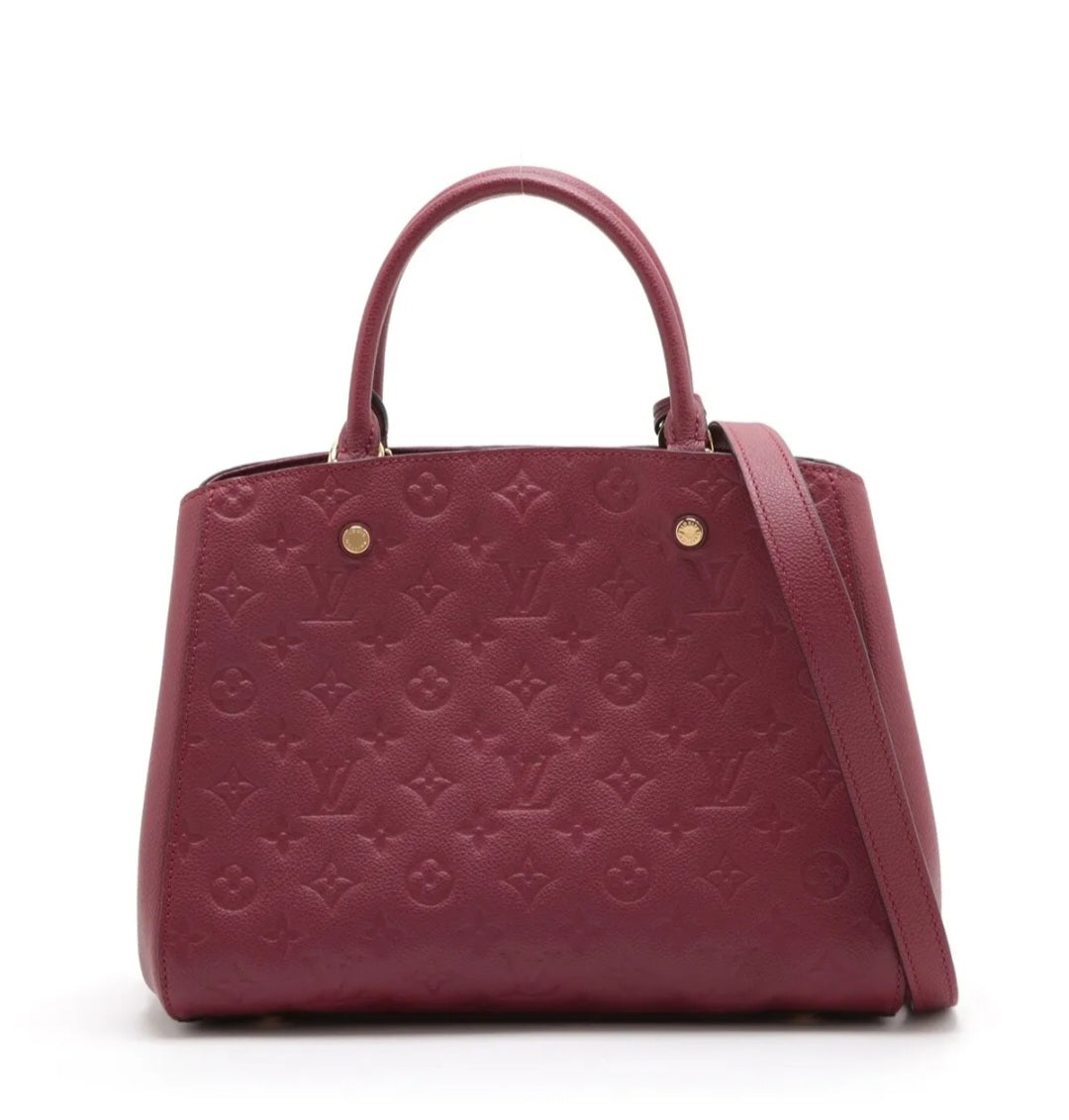 Louis Vuitton Monogram Empreinte Montaigne MM