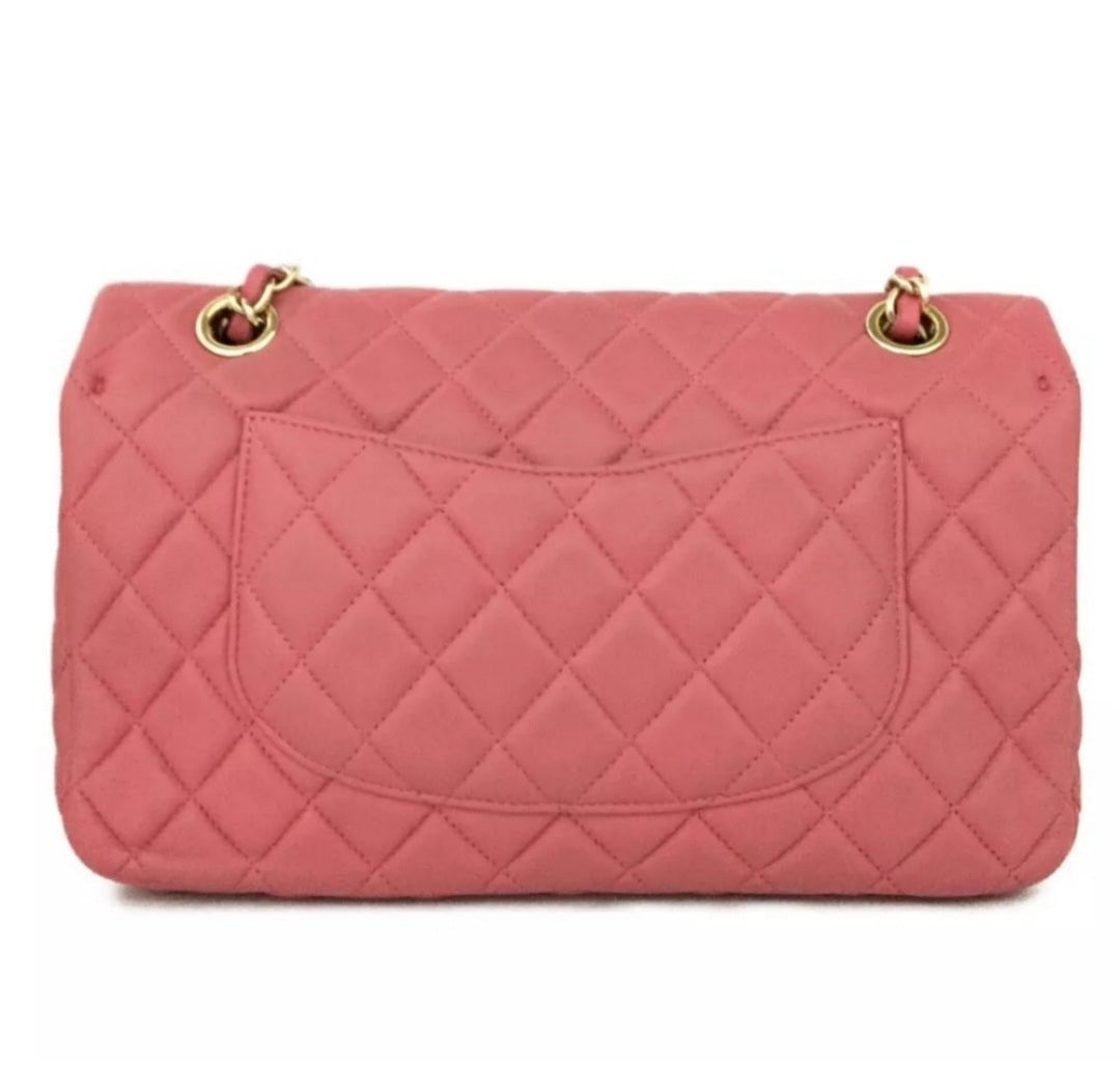 Preowned CHANEL Valentine Charms Quilted CC Lambskin Chain Shoulder Bag