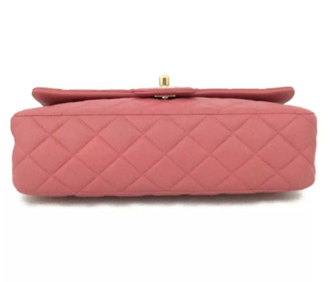 Preowned CHANEL Valentine Charms Quilted CC Lambskin Chain Shoulder Bag