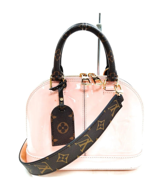 Preowned Vintage Louis Vuitton vernis Monogram Alma BB Shoulder Bag